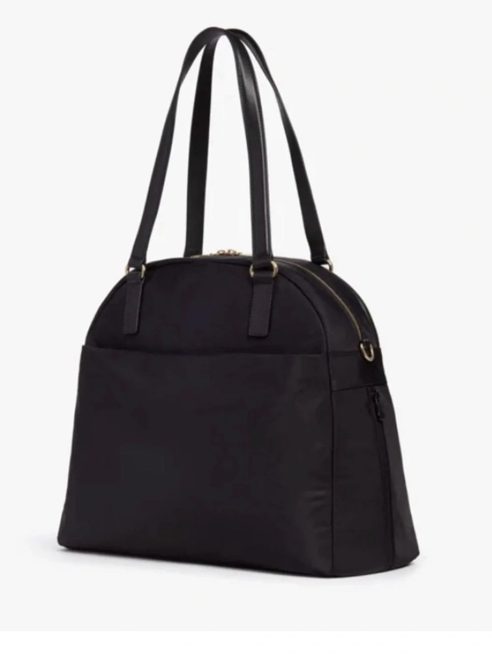 Lo & Sons O.M.G Bag Black/Gold/Lavender NWT